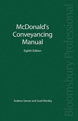 bokomslag Mcdonald's Conveyancing Manual