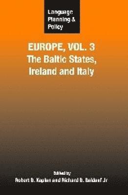 Language Planning and Policy in Europe, Vol. 3 1