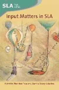 bokomslag Input Matters in SLA
