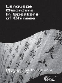 bokomslag Language Disorders in Speakers of Chinese