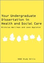 bokomslag Your Undergraduate Dissertation in Health and Social Care
