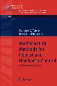 bokomslag Mathematical Methods for Robust and Nonlinear Control