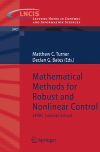 bokomslag Mathematical Methods for Robust and Nonlinear Control