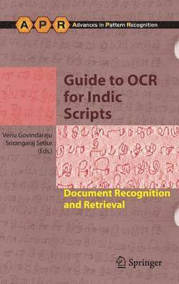Venu Govindaraju, Srirangaraj (Ranga) Setlur, Setlur, Srirangaraj Setlur - Guide to OCR for Indic Scripts, Inbunden