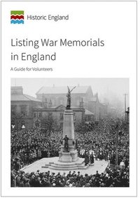 bokomslag Listing War Memorials in England