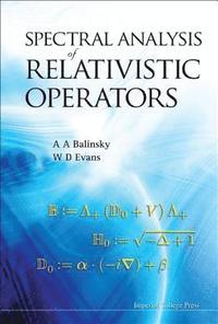 bokomslag Spectral Analysis Of Relativistic Operators