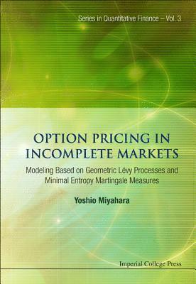 Option Pricing In Incomplete Markets: Modeling Based On Geometric L'evy Processes And Minimal Entropy Martingale Measures 1