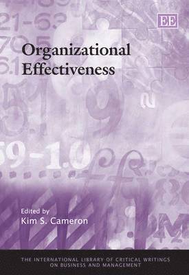Kim S. Cameron - Organizational Effectiveness, Inbunden