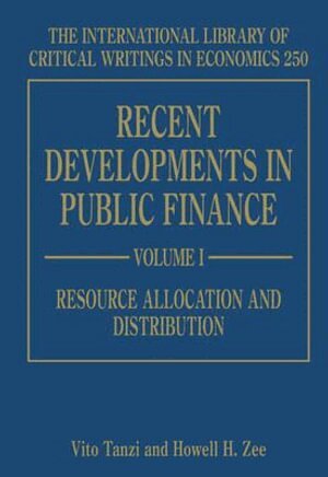 Vito Tanzi, Howell H. Zee - Recent Developments in Public Finance, Inbunden