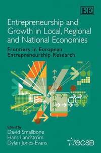 bokomslag Entrepreneurship and Growth in Local, Regional and National Economies