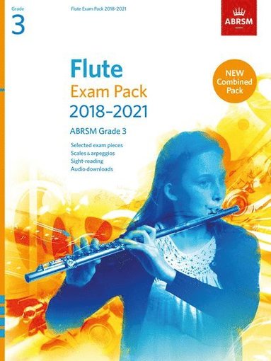 bokomslag Flute Exam Pack 2018-2021, ABRSM Grade 3