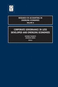bokomslag Corporate Governance in Less Developed and Emerging Economies