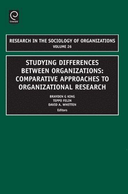 bokomslag Studying Differences Between Organizations