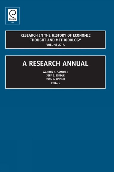 Ross B. Emmett, Jeff E. Biddle, Warren J. Samuels - Research Annual, Inbunden