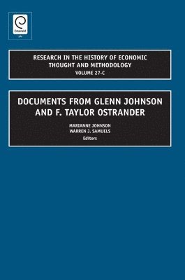 Documents from Glenn Johnson and F. Taylor Ostrander 1