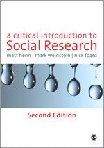 bokomslag A Critical Introduction to Social Research
