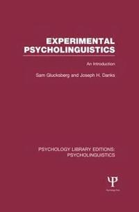 bokomslag Experimental Psycholinguistics (PLE: Psycholinguistics)