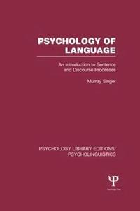 bokomslag Psychology of Language (PLE: Psycholinguistics)