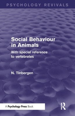 bokomslag Social Behaviour in Animals (Psychology Revivals)