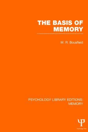 bokomslag Basis of Memory