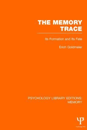Erich Goldmeier - Memory Trace (PLE: Memory), Inbunden