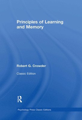 bokomslag Principles of Learning and Memory