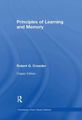 Principles of Learning and Memory 1