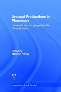 bokomslag Unusual Productions in Phonology