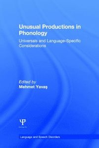 bokomslag Unusual Productions in Phonology