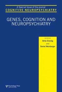bokomslag Genes, Cognition and Neuropsychiatry