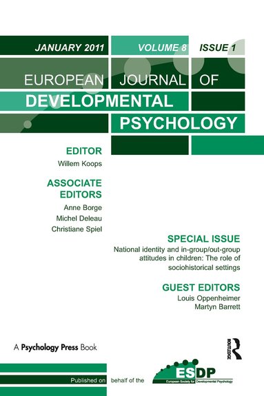 Louis Oppenheimer, Martyn Barrett - National Identity and Ingroup-Outgroup Attitudes in Children: The Role of Socio-Historical Settings, Häftad