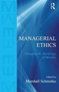 bokomslag Managerial Ethics