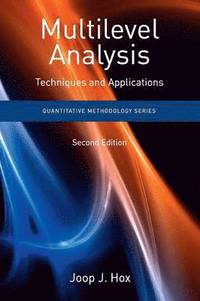 bokomslag Multilevel Analysis: Techniques and Applications