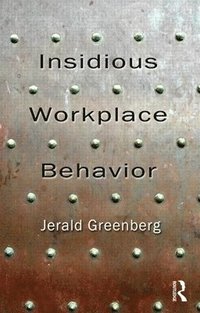 bokomslag Insidious Workplace Behavior