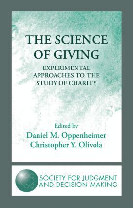 Daniel M. Oppenheimer, Christopher Y. Olivola, USA) Oppenheimer, Daniel M. (UCLA Anderson, USA) Olivola, Christopher Y. (Carnegie Mellon University - Science of Giving, Inbunden