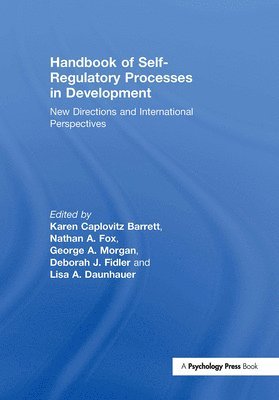 bokomslag Handbook of Self-Regulatory Processes in Development