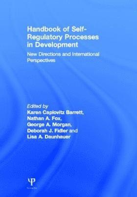 Handbook of Self-Regulatory Processes in Development 1