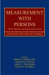 bokomslag Measurement With Persons