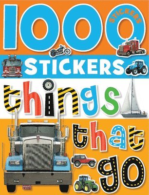 bokomslag 1000 Stickers: Things That Go