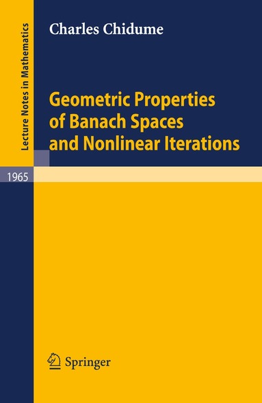 Charles Chidume - Geometric Properties of Banach Spaces and Nonlinear Iterations, Häftad
