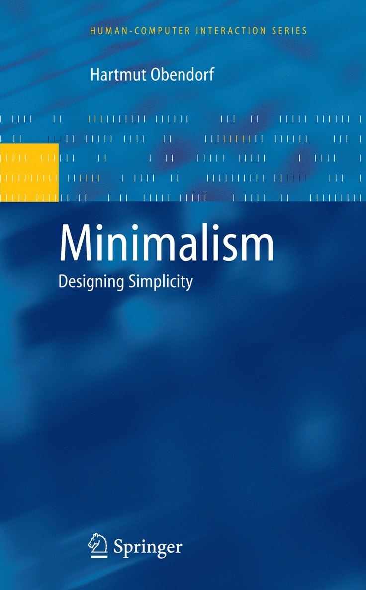 Hartmut Obendorf - Minimalism, Inbunden