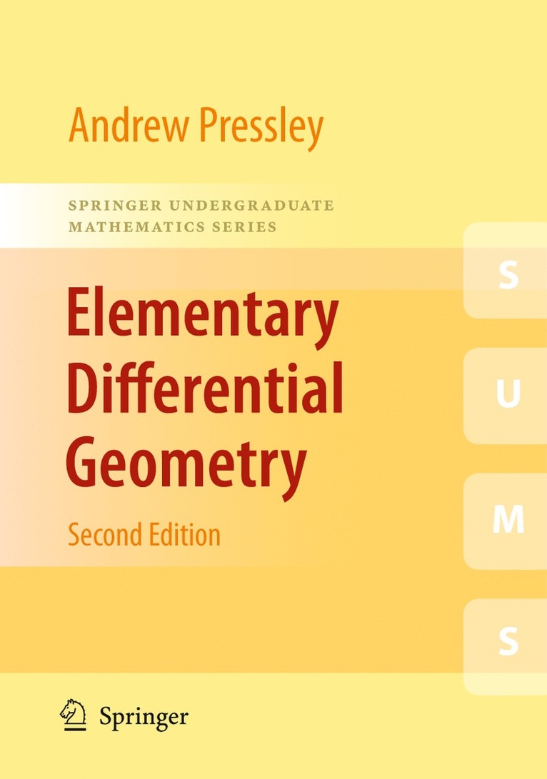 Elementary Differential Geometry 1