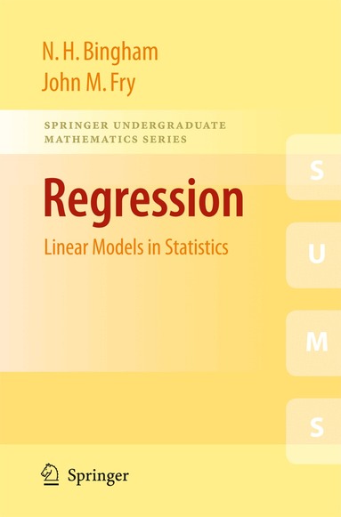 N. H. Bingham, John M. Fry - Regression, Häftad