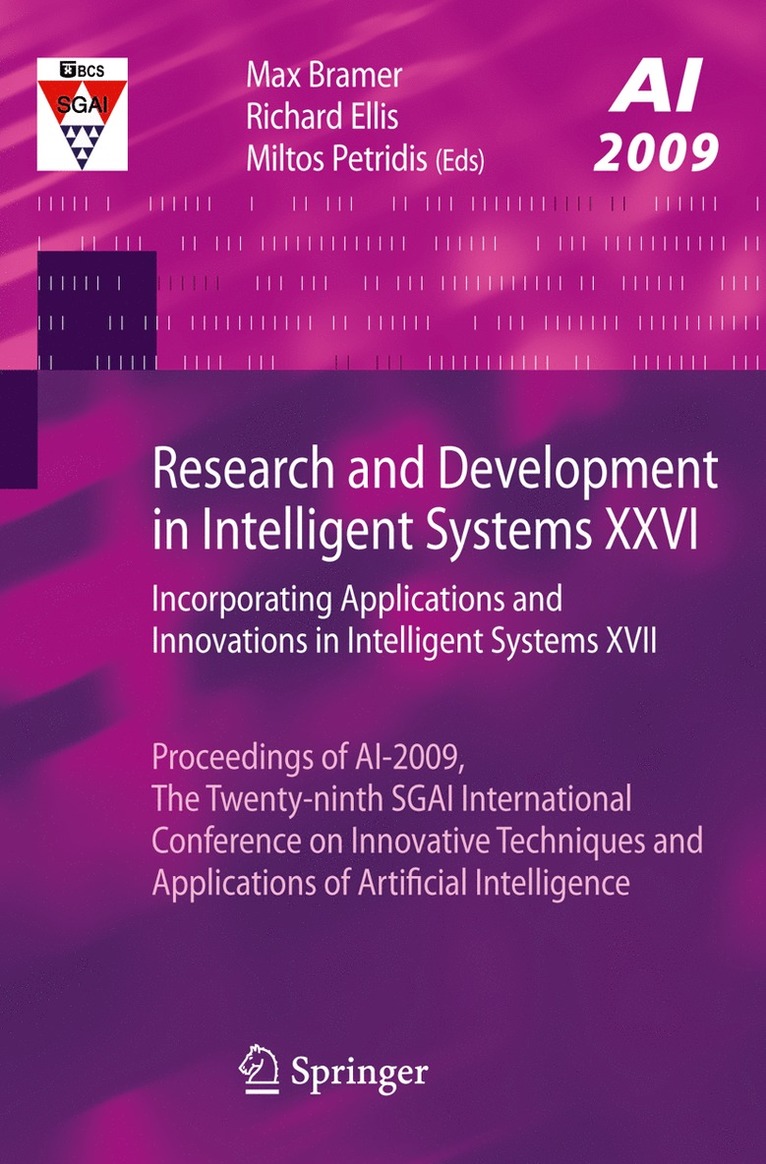 Richard Ellis, Miltos Petridis - Research and Development in Intelligent Systems XXVI, Häftad