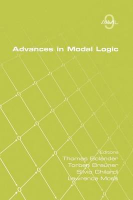 Advances in Modal Logic Volume 9 1
