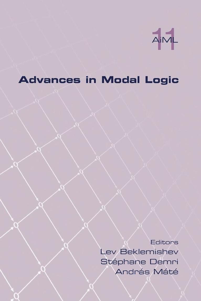Advances in Modal Logic Volume 11 1