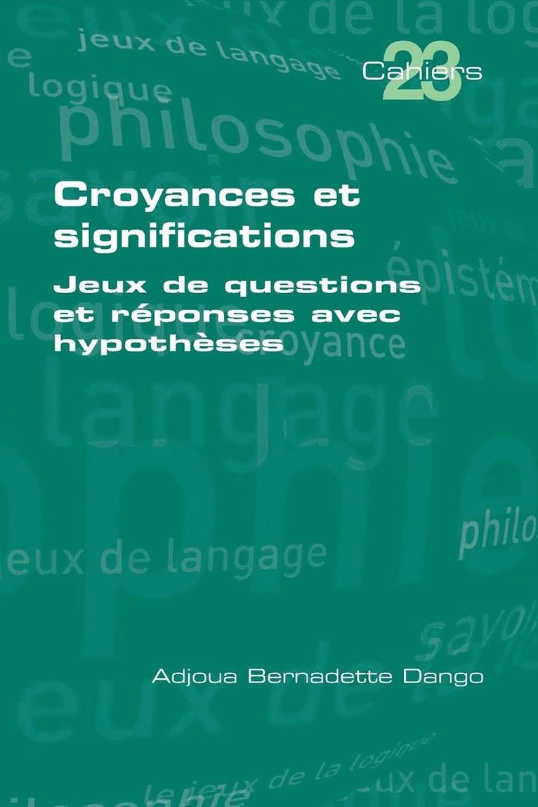 Croyances et significations 1