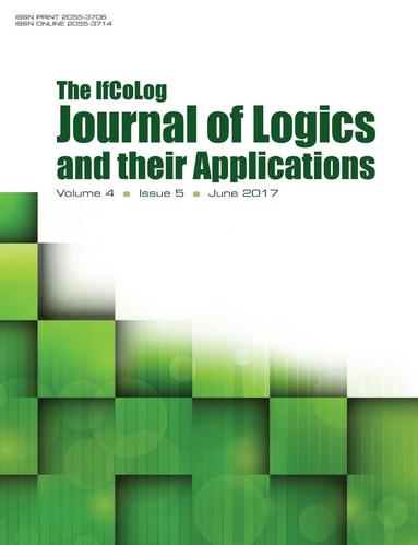 bokomslag Ifcolog Journal of Logics and their Applications. Volume 4, number 5