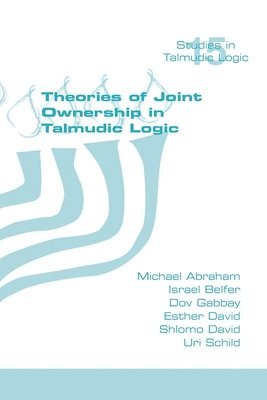 Michael Abraham, Israel Belfer, Dov Gabbay - Theories of Joint Ownership in Talmudic Logic, Häftad