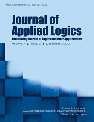 bokomslag Journal Of Applied Logics - The Ifcolog Journal Of Logics And Their Applications